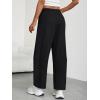 imageTrendy Queen Barrel Sweatpants Womens Wide Leg Pants Baggy Palazzo Lounge Comfy Flowy Pants Teen Girls Fall Clothes OutfitsBlack