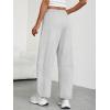 imageTrendy Queen Barrel Sweatpants Womens Wide Leg Pants Baggy Palazzo Lounge Comfy Flowy Pants Teen Girls Fall Clothes OutfitsGrey