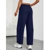 imageTrendy Queen Barrel Sweatpants Womens Wide Leg Pants Baggy Palazzo Lounge Comfy Flowy Pants Teen Girls Fall Clothes OutfitsNavy