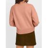 imageTrendy Queen Cropped Cardigan Sweaters for Women Lightweight Crop Knit Y2k Fall Outfits Fashion Clothes 2025Coral