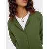 imageTrendy Queen Cropped Cardigan Sweaters for Women Lightweight Crop Knit Y2k Fall Outfits Fashion Clothes 2025Green