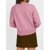 imageTrendy Queen Cropped Cardigan Sweaters for Women Lightweight Crop Knit Y2k Fall Outfits Fashion Clothes 2025Pink
