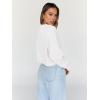imageTrendy Queen Cropped Sweatshirts for Women Oversized Crewneck Sweaters Long Sleeve Tops Fall Winter Clothes 2025White