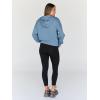imageTrendy Queen Hoodies for Women Full Zip Up Cropped Sweatshirts Jackets Casual Comfy Gym Tops Fall Outfits Winter Clothes 2025Blue