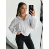 imageTrendy Queen Hoodies for Women Full Zip Up Cropped Sweatshirts Jackets Casual Comfy Gym Tops Fall Outfits Winter Clothes 2025Grey
