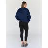 imageTrendy Queen Hoodies for Women Full Zip Up Cropped Sweatshirts Jackets Casual Comfy Gym Tops Fall Outfits Winter Clothes 2025Navy