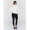 imageTrendy Queen Hoodies for Women Full Zip Up Cropped Sweatshirts Jackets Casual Comfy Gym Tops Fall Outfits Winter Clothes 2025White