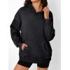 imageTrendy Queen Oversized Hoodies for Women Acid Wash Sweatshirt Cute Pullover Fall Winter Long Sleeve ShirtsBlack