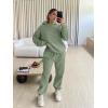 imageTrendy Queen Sweatsuits Women 2 Piece Outfit Two Piece Lounge Sets Hoodies and Sweatpants Fall Fashion Clothes 2025 TracksuitGreen