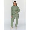 imageTrendy Queen Sweatsuits Women 2 Piece Outfit Two Piece Lounge Sets Hoodies and Sweatpants Fall Fashion Clothes 2025 TracksuitGreen