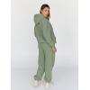 imageTrendy Queen Sweatsuits Women 2 Piece Outfit Two Piece Lounge Sets Hoodies and Sweatpants Fall Fashion Clothes 2025 TracksuitGreen