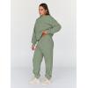 imageTrendy Queen Sweatsuits Women 2 Piece Outfit Two Piece Lounge Sets Hoodies and Sweatpants Fall Fashion Clothes 2025 TracksuitGreen