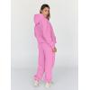 imageTrendy Queen Sweatsuits Women 2 Piece Outfit Two Piece Lounge Sets Hoodies and Sweatpants Fall Fashion Clothes 2025 TracksuitPink