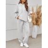 imageTrendy Queen Sweatsuits Women 2 Piece Outfits Lounge Two Piece Sets Sweatshirts Sweatpants Hoodies Tracksuits with PocketsGrey