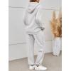 imageTrendy Queen Sweatsuits Women 2 Piece Outfits Lounge Two Piece Sets Sweatshirts Sweatpants Hoodies Tracksuits with PocketsGrey