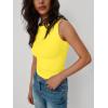 imageTrendy Queen Women Going Out Summer Tank Tops Spring Casual Basic Cute 2025 Sleeveless Shirt Vacation Fashion Outfit ClothesYellow