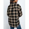 imageTrendy Queen Women Shackets Long Sleeve Flannel Shirts Button Down Blouse Plaid Tops Fall Outfits Fashion Winter Jackets 2025Khaki