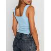 imageTrendy Queen Womens Going Out Crop Tops Backless Tank Tops Summer Y2k Teen Girls Basics Cute ClothesBabyblue