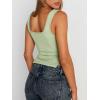 imageTrendy Queen Womens Going Out Crop Tops Backless Tank Tops Summer Y2k Teen Girls Basics Cute ClothesPalegreen