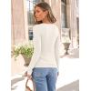 imageTrendy Queen Womens Long Sleeve Shirts Ribbed Underscrub Tops Boat Neck Basic Tees Fall Fashion Clothes 2025Beige