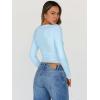 imageTrendy Queen Womens Long Sleeve Tops Going Out Top Trendy Cute Shirt Y2k Clothes Fashion Clothing Fall Outfits 2025Babyblue