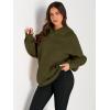 imageTrendy Queen Womens Oversized Hoodies Fleece Sweatshirts Fall Fashion 2025 Pullover Sweaters Winter ClothesArmy Green