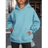 imageTrendy Queen Womens Oversized Hoodies Fleece Sweatshirts Fall Fashion 2025 Pullover Sweaters Winter ClothesBaby Blue