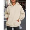 imageTrendy Queen Womens Oversized Hoodies Fleece Sweatshirts Fall Fashion 2025 Pullover Sweaters Winter ClothesBeige
