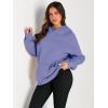 imageTrendy Queen Womens Oversized Hoodies Fleece Sweatshirts Fall Fashion 2025 Pullover Sweaters Winter ClothesBlue Purple