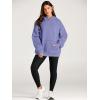 imageTrendy Queen Womens Oversized Hoodies Fleece Sweatshirts Fall Fashion 2025 Pullover Sweaters Winter ClothesBlue Purple