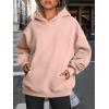 imageTrendy Queen Womens Oversized Hoodies Fleece Sweatshirts Fall Fashion 2025 Pullover Sweaters Winter ClothesBlush Pink