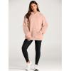 imageTrendy Queen Womens Oversized Hoodies Fleece Sweatshirts Fall Fashion 2025 Pullover Sweaters Winter ClothesBlush Pink