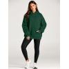 imageTrendy Queen Womens Oversized Hoodies Fleece Sweatshirts Fall Fashion 2025 Pullover Sweaters Winter ClothesDark Green