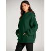 imageTrendy Queen Womens Oversized Hoodies Fleece Sweatshirts Fall Fashion 2025 Pullover Sweaters Winter ClothesDark Green