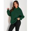 imageTrendy Queen Womens Oversized Hoodies Fleece Sweatshirts Fall Fashion 2025 Pullover Sweaters Winter ClothesDark Green