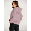 imageTrendy Queen Womens Oversized Hoodies Fleece Sweatshirts Fall Fashion 2025 Pullover Sweaters Winter ClothesDark Pink