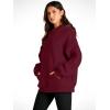 imageTrendy Queen Womens Oversized Hoodies Fleece Sweatshirts Fall Fashion 2025 Pullover Sweaters Winter ClothesDeep Red