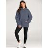 imageTrendy Queen Womens Oversized Hoodies Fleece Sweatshirts Fall Fashion 2025 Pullover Sweaters Winter ClothesDusty Blue