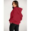 imageTrendy Queen Womens Oversized Hoodies Fleece Sweatshirts Fall Fashion 2025 Pullover Sweaters Winter ClothesFiery Red