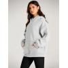 imageTrendy Queen Womens Oversized Hoodies Fleece Sweatshirts Fall Fashion 2025 Pullover Sweaters Winter ClothesGrey