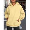 imageTrendy Queen Womens Oversized Hoodies Fleece Sweatshirts Fall Fashion 2025 Pullover Sweaters Winter ClothesLemonyellow