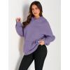 imageTrendy Queen Womens Oversized Hoodies Fleece Sweatshirts Fall Fashion 2025 Pullover Sweaters Winter ClothesLight Purple
