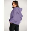 imageTrendy Queen Womens Oversized Hoodies Fleece Sweatshirts Fall Fashion 2025 Pullover Sweaters Winter ClothesLight Purple