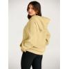imageTrendy Queen Womens Oversized Hoodies Fleece Sweatshirts Fall Fashion 2025 Pullover Sweaters Winter ClothesLight Yellow
