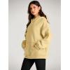 imageTrendy Queen Womens Oversized Hoodies Fleece Sweatshirts Fall Fashion 2025 Pullover Sweaters Winter ClothesLight Yellow
