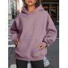 imageTrendy Queen Womens Oversized Hoodies Fleece Sweatshirts Fall Fashion 2025 Pullover Sweaters Winter ClothesNutmeg