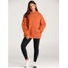 imageTrendy Queen Womens Oversized Hoodies Fleece Sweatshirts Fall Fashion 2025 Pullover Sweaters Winter ClothesOrange