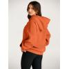 imageTrendy Queen Womens Oversized Hoodies Fleece Sweatshirts Fall Fashion 2025 Pullover Sweaters Winter ClothesOrange