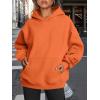 imageTrendy Queen Womens Oversized Hoodies Fleece Sweatshirts Fall Fashion 2025 Pullover Sweaters Winter ClothesOrange