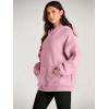imageTrendy Queen Womens Oversized Hoodies Fleece Sweatshirts Fall Fashion 2025 Pullover Sweaters Winter ClothesPale Pink